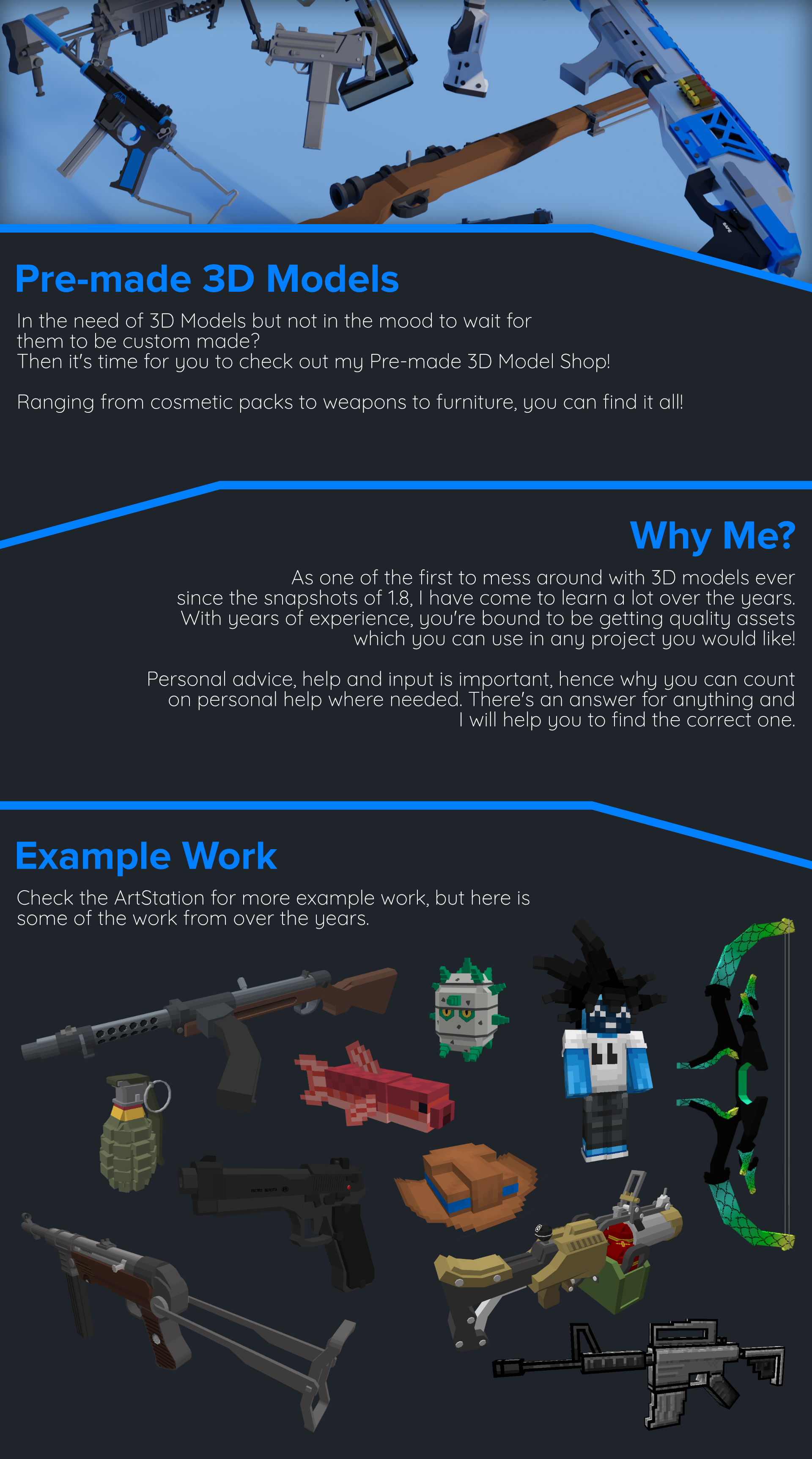 | 3D Model Shop | Premium Pre-Made Model Packs | | BuiltByBit